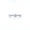 Thumbnail Image 6 of Engagement Ring Eternal Diamond 18ct White Gold 0.50ct Total Four Claw Ring