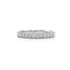 Thumbnail Image 4 of 14ct White Gold Claw Set Eternity  0.25ct Diamond Ring