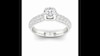 Thumbnail Image 5 of The Diamond Story Platinum 1ct Total Diamond Solitaire Ring