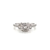 Thumbnail Image 4 of Engagement Ring 9ct White Gold 0.33ct Diamond Total Cluster Ring