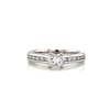 Thumbnail Image 4 of Platinum 0.75ct Total Diamond Princess Cut Solitaire Ring