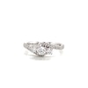 Thumbnail Image 4 of 9ct White Gold 0.50ct Diamond Total Trilogy Ring