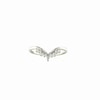 Thumbnail Image 4 of Platinum 0.12ct Diamond Shaped Band