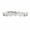 Thumbnail Image 4 of Platinum Round Cut Half Eternity 0.50ct Diamond Ring