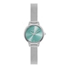 Thumbnail Image 6 of Olivia Burton Mini Classics 23mm Turquoise Dial  & Stainless Steel Mesh Watch