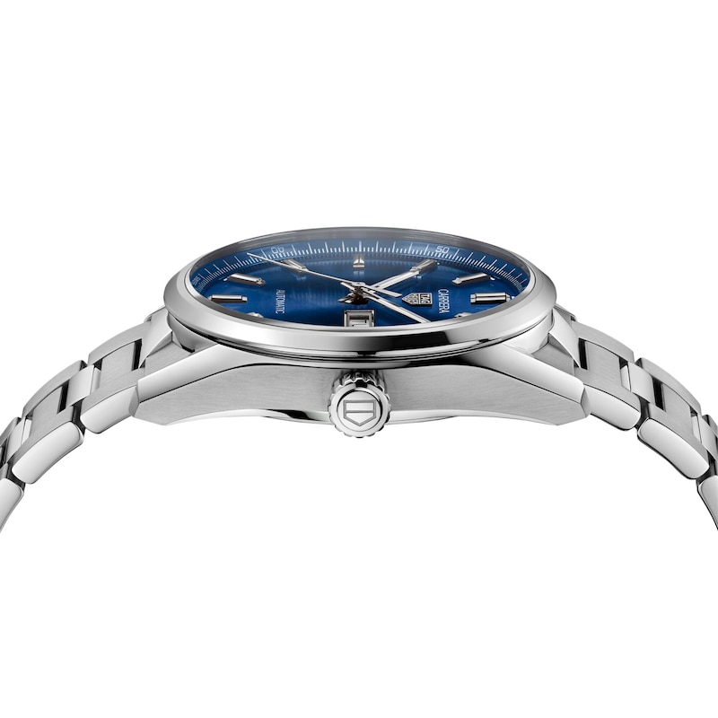TAG Heuer Carrera Men's Blue Dial & Stainless Steel Bracelet Watch