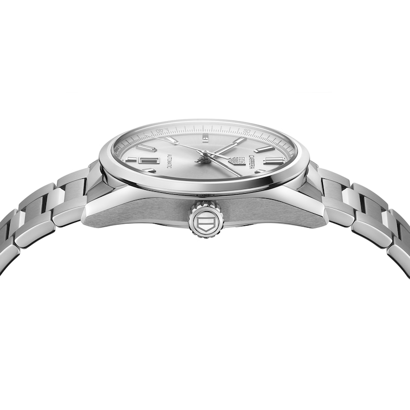 TAG Heuer Carrera Men's Silver-Tone Dial & Stainless Steel Bracelet Watch
