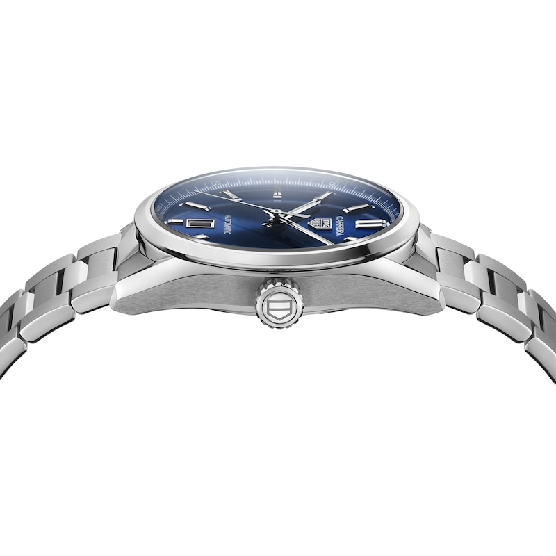 TAG Heuer Carrera Blue Dial & Stainless Steel Bracelet Watch