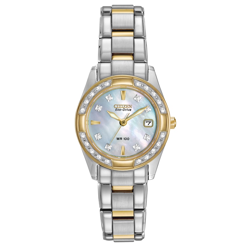 Citizen Regent Diamond Ladies' Two-Tone Bracelet Watch