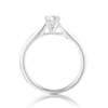 Thumbnail Image 2 of Eternal Diamond Platinum 0.50ct Four Claw Solitaire Ring