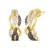 Thumbnail Image 0 of Le Vian 14ct Yellow Gold 0.45ct Diamond Weave Stud Earrings