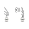 Thumbnail Image 2 of Yoko London 18ct White Gold Pearl & 0.68ct Diamond Earrings