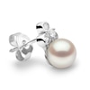 Thumbnail Image 3 of Yoko London 18ct White Gold Pearl & 0.16ct Diamond Earrings