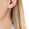 Thumbnail Image 1 of Yoko London 18ct White Gold Pearl Diamond Chain Earrings
