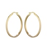 Thumbnail Image 0 of 9ct Yellow Gold 30mm Hoop Squared Earrings