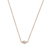 Thumbnail Image 0 of Emporio Armani Rose Gold-Tone Freshwater Pearl Necklace