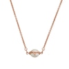 Thumbnail Image 1 of Emporio Armani Rose Gold-Tone Freshwater Pearl Necklace