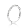 Thumbnail Image 1 of 18ct White Gold 0.15ct Total Diamond Twisted Eternity Ring