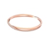 Thumbnail Image 0 of Swarovski Twist Rose Gold Plated 7 Inch Crystal Bracelet