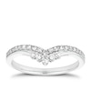 Thumbnail Image 0 of 18ct White Gold 0.20ct Diamond Fancy Shape Ring