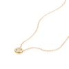 Thumbnail Image 2 of 9ct Yellow Gold 0.33ct Diamond Rubover Necklace