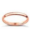 Thumbnail Image 0 of 14ct Rose Gold Extra Heavyweight Court Ring 2mm