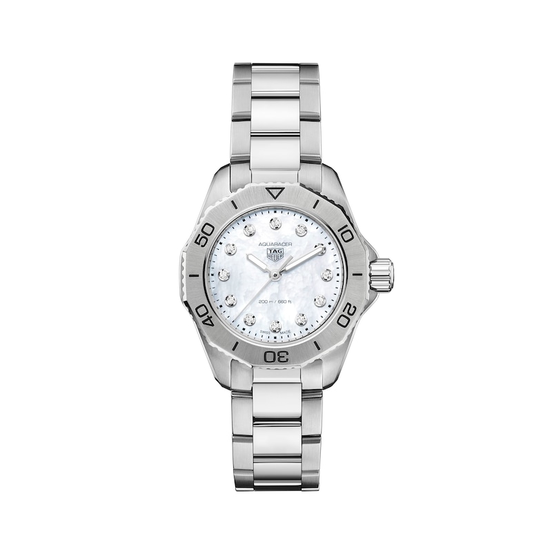 TAG Heuer Aquaracer 200 Ladies' Mother Of Pearl & Stainless Steel Watch