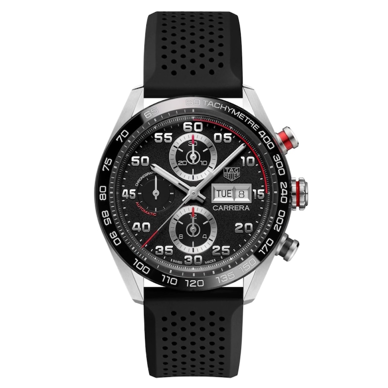 TAG Heuer Carrera Men's Black Strap Watch