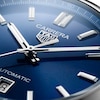 Thumbnail Image 4 of TAG Heuer Carrera 39mm Men's Blue Leather Watch