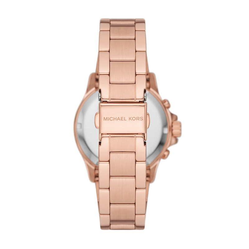 Michael Kors Everest Chrono Rose Gold-Tone Bracelet Watch