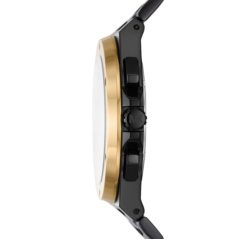 Michael Kors Lennox Men's Black Stainless Steel Watch