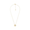 Thumbnail Image 1 of Michael Kors Yellow Gold Plated Double Ring CZ Necklace