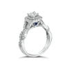 Thumbnail Image 1 of Vera Wang  Platinum 0.95ct Total Diamond Princess Halo Ring