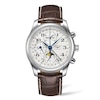 Thumbnail Image 0 of Longines Master Collection Chrono Brown Leather Strap Watch