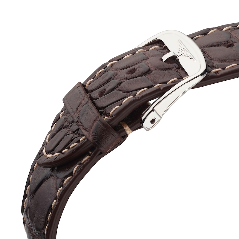 Longines Flagship Heritage Men's Brown Leather Strap Watch