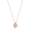 Thumbnail Image 0 of Le Vian 14ct Rose Gold 0.12ct Diamond & Morganite Pendant