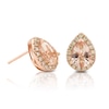 Thumbnail Image 0 of Le Vian 14ct Rose Gold 0.23ct Diamond & Morganite Earrings