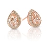 Thumbnail Image 2 of Le Vian 14ct Rose Gold 0.23ct Diamond & Morganite Earrings