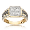 Thumbnail Image 0 of 9ct Yellow Gold 0.95ct Treated Diamond Men's Ring