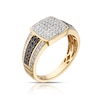 Thumbnail Image 1 of 9ct Yellow Gold 0.95ct Treated Diamond Men's Ring