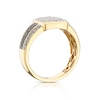 Thumbnail Image 2 of 9ct Yellow Gold 0.95ct Treated Diamond Men's Ring