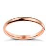 Thumbnail Image 0 of 9ct Rose Gold 2mm Extra Heavyweight D Shape Ring