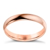 Thumbnail Image 0 of 9ct Rose Gold 3mm Extra Heavyweight D Shape Ring