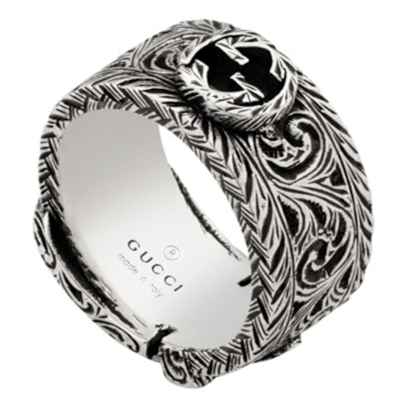 Gucci Garden Silver M-N Ring