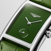 Thumbnail Image 1 of Longines DolceVita Ladies' Green Dial & Leather Strap Watch