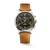 Thumbnail Image 0 of Longines Record Men's Brown Leather Strap Watch