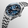Thumbnail Image 1 of Longines Spirit Zulu Time Blue Dial & Stainless Steel Bracelet Watch