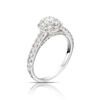 Thumbnail Image 1 of 9ct White Gold 0.95ct Total Diamond Round Cluster Ring