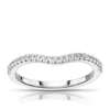 Thumbnail Image 0 of Vera Wang 18ct White Gold 0.14ct Diamond Total Wishbone Ring