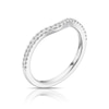 Thumbnail Image 1 of Vera Wang 18ct White Gold 0.14ct Diamond Total Wishbone Ring
